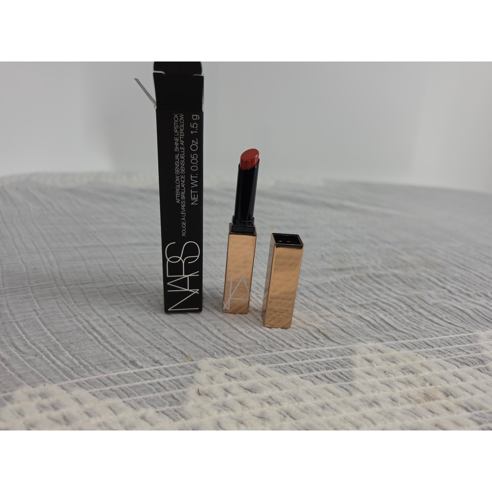 NARS Afterglow Sensual Shine Lipstick Rose Gold Case 0.05 Oz 1.5g
